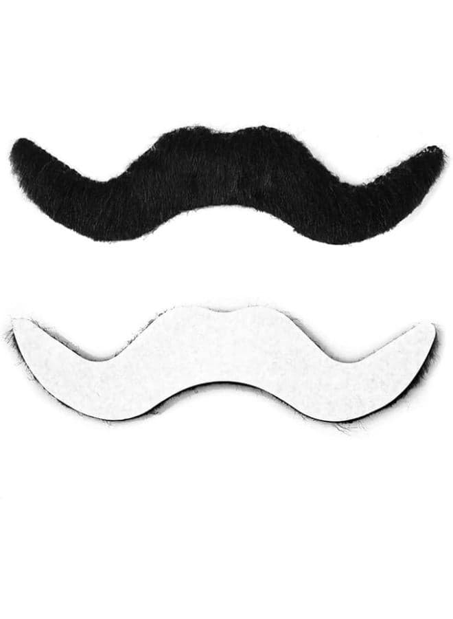 Pack Of 12 Self-Adhesive Fake Moustache for Masquerade & Costume Costume Accessories (2)