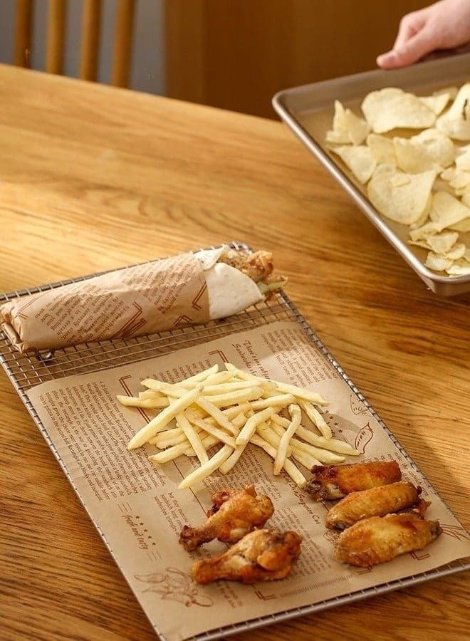 Baking Parchment Paper Roll for Oven and Air Fryer 5M × 30CM– Heavy Duty Non Stick Heat Resistant Cooking Paper Up to 230°C – Food Safe Baking Roasting Grilling Paper for Pastries Pizza Cookies and Sandwich Wrapping – Easy Clean Kitchen Essential for Everyday Cooking Use (6)