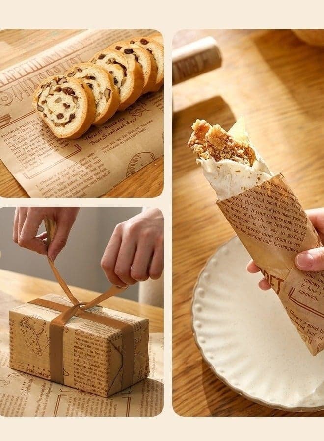 Baking Parchment Paper Roll for Oven and Air Fryer 5M × 30CM– Heavy Duty Non Stick Heat Resistant Cooking Paper Up to 230°C – Food Safe Baking Roasting Grilling Paper for Pastries Pizza Cookies and Sandwich Wrapping – Easy Clean Kitchen Essential for Everyday Cooking Use (7)