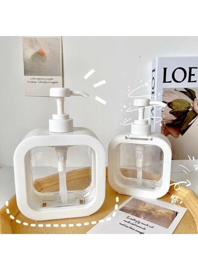 Acrylic Liquid Soap Dispenser - Foaming Pump for Controlled Dispensing - Practical for Everyday Use Countertop Soap Dispensers (٥)