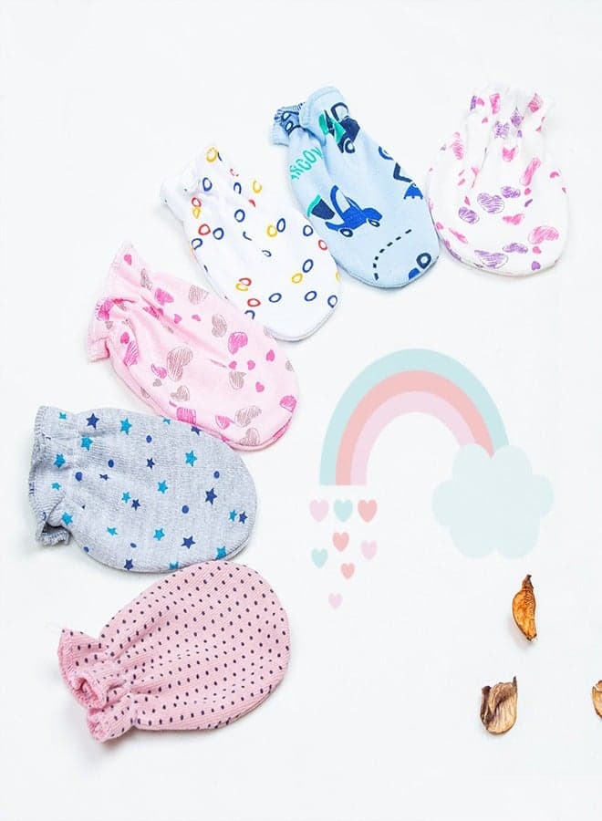 Bundle Of 2 Pairs Of Gloves For Baby Girl - High Quality Cotton Grooming & Healthcare