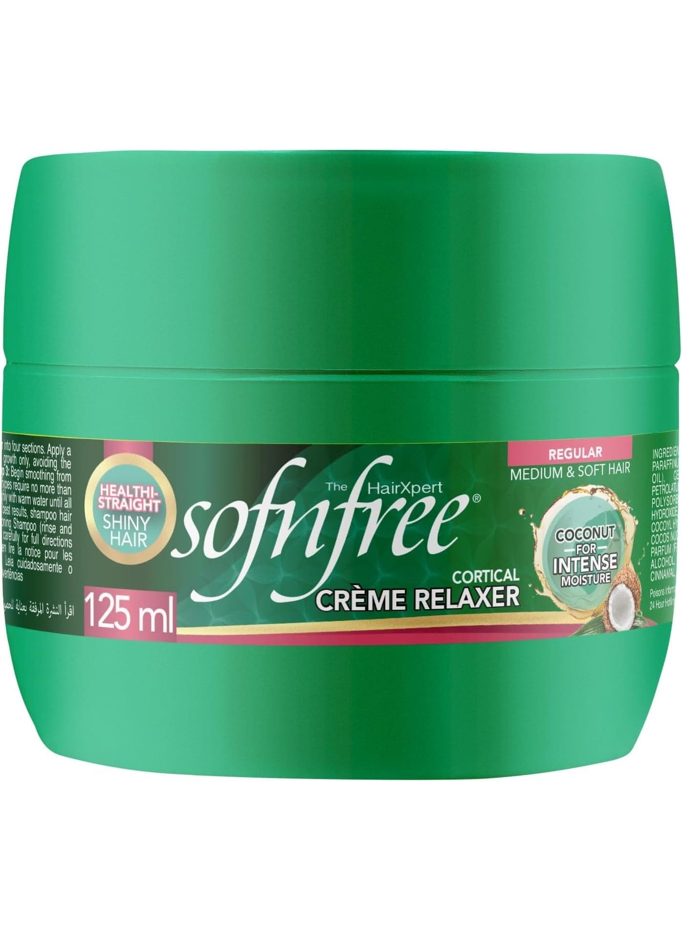 Sof N' Free Regular Coritical Creme Relaxer 125 ml Curls & Straightening Treatment