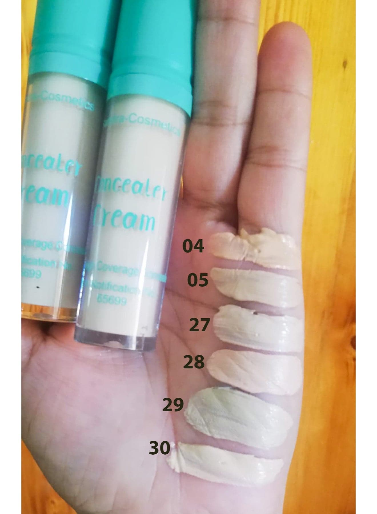 Sandra Cream Concealer High Coverage SC146 Shade 27 Concealers & Correctors (2)