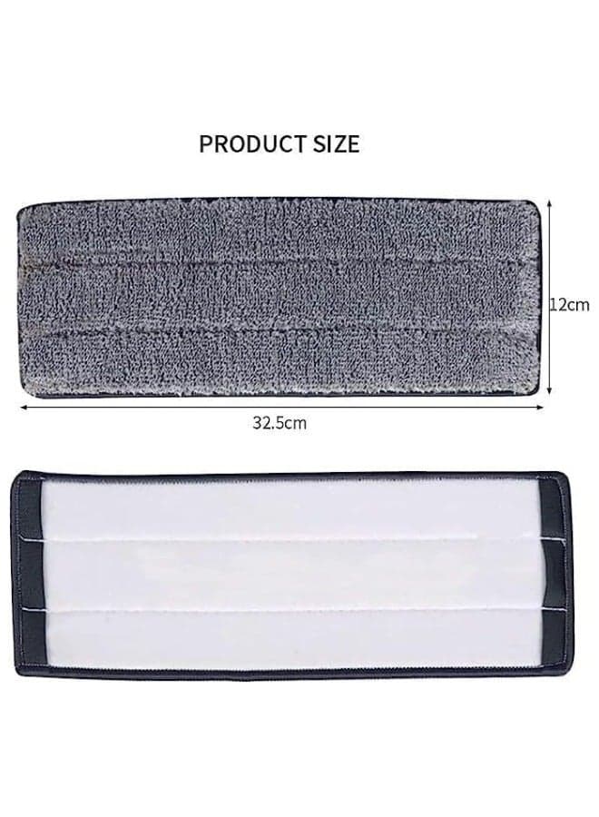 2pcs Replacement Mob Made Of Microfiber To Make Surfaces And Floors More Dry And Clean Washable Wet Mops (٣)