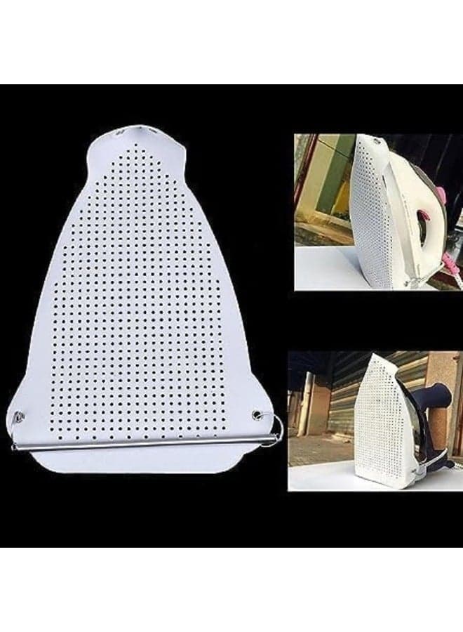 Ironing Board Cover, Ironing Board Protective Cover Elastic Clothes Protector Sized to Prevent Burning, Makoh Cover (White)