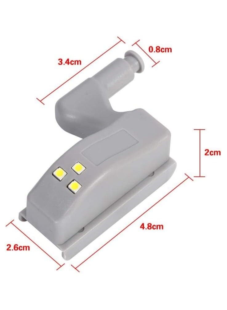 LED Cabinet Light Auto Turn On Cabinet Light,Interior Cabinet Lighting Fixture on Interior Hinges for Cupboard/Bedroom/Wardrobe/Kitchen/Bathroom (٧)