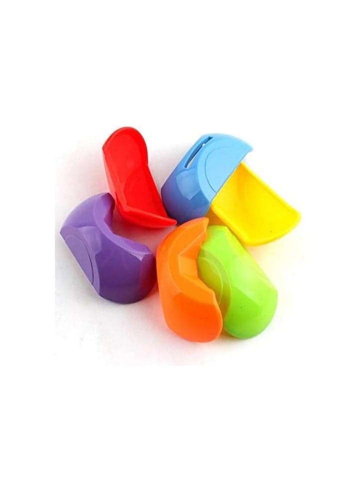 Kids Piggy Bank Plastic 3D Colorful Round Ball Design Intellectual Educational Toys Money Box for Children (Color: 1pc) (٣)