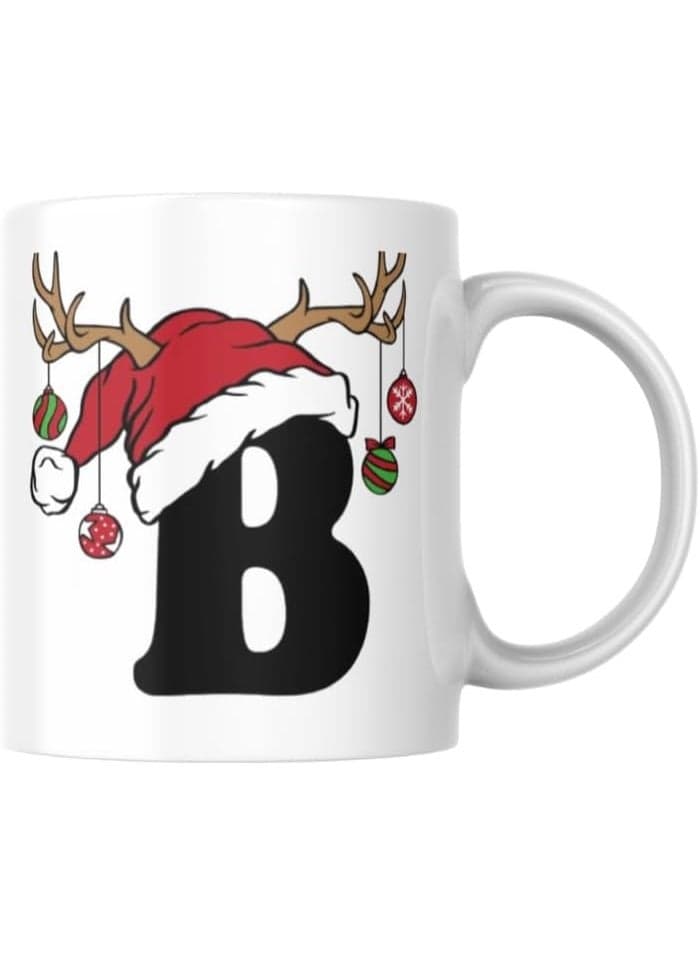 VoY Printed Christmas Ceramic Mug – Durable Coffee Cup, Perfect for Home, Office & Gifting – GT8245YR