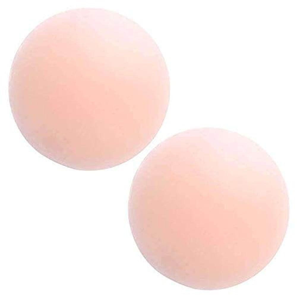 Women Reusable Adhesive Nipple Covers Invisible Round Silicone Cover Bra Pad