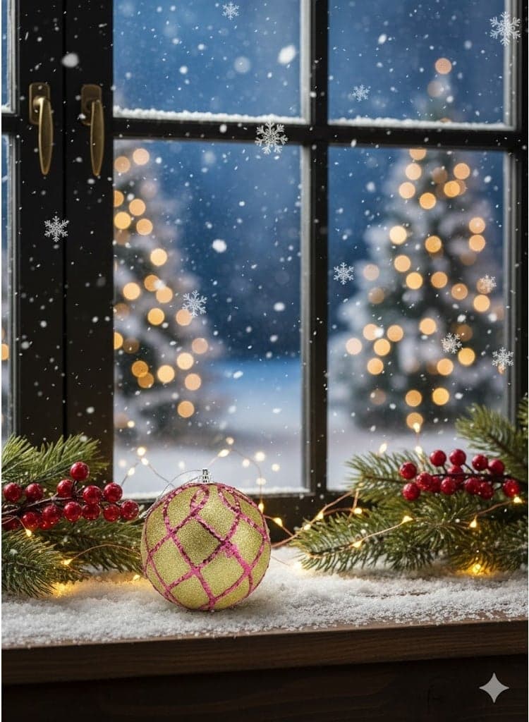 Large Golden Ornament Ball with Purple Accent – Single Piece Home Decor Ornaments (3)