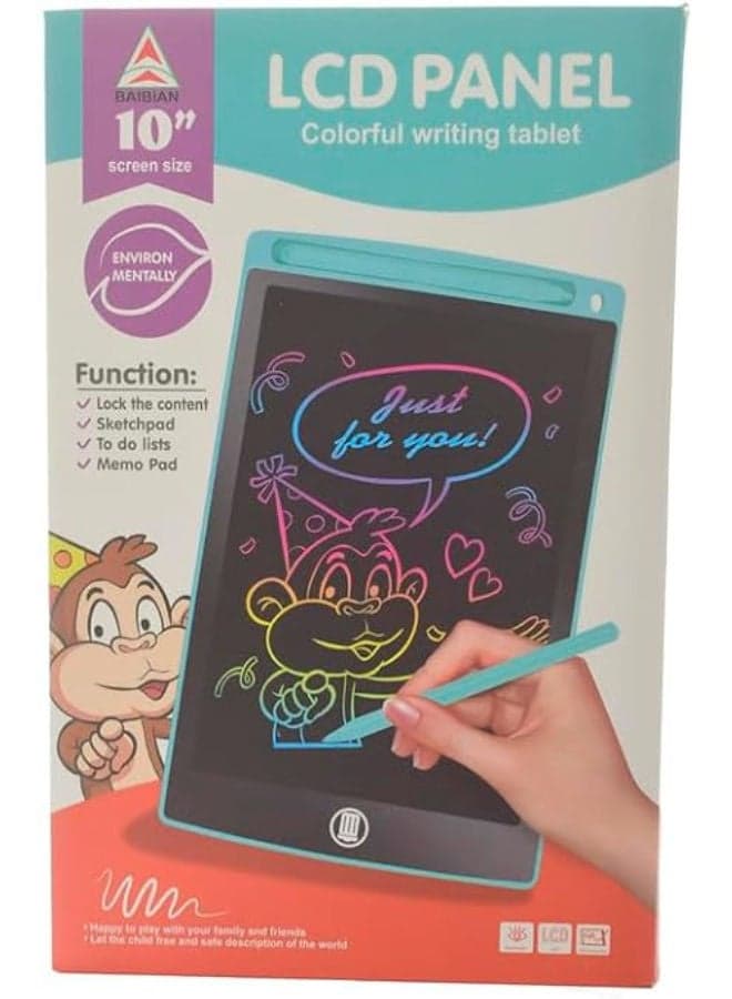 Lcd Writing Tablet with 10 Inch Screen and Stylus Drawing & Painting Supplies