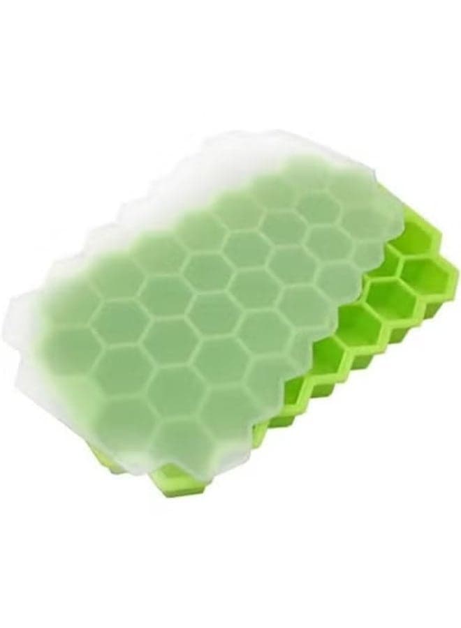 Ice Cube Mold Honey Comb Shaped BPA Free Silicone Multi-colors (7)