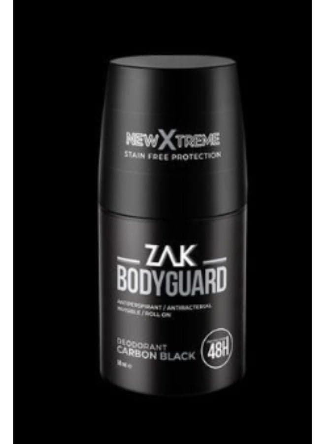 Zak Zak ROLL ON DEODORANT CARBON BLACK 50ML Deodorants & Antiperspirants