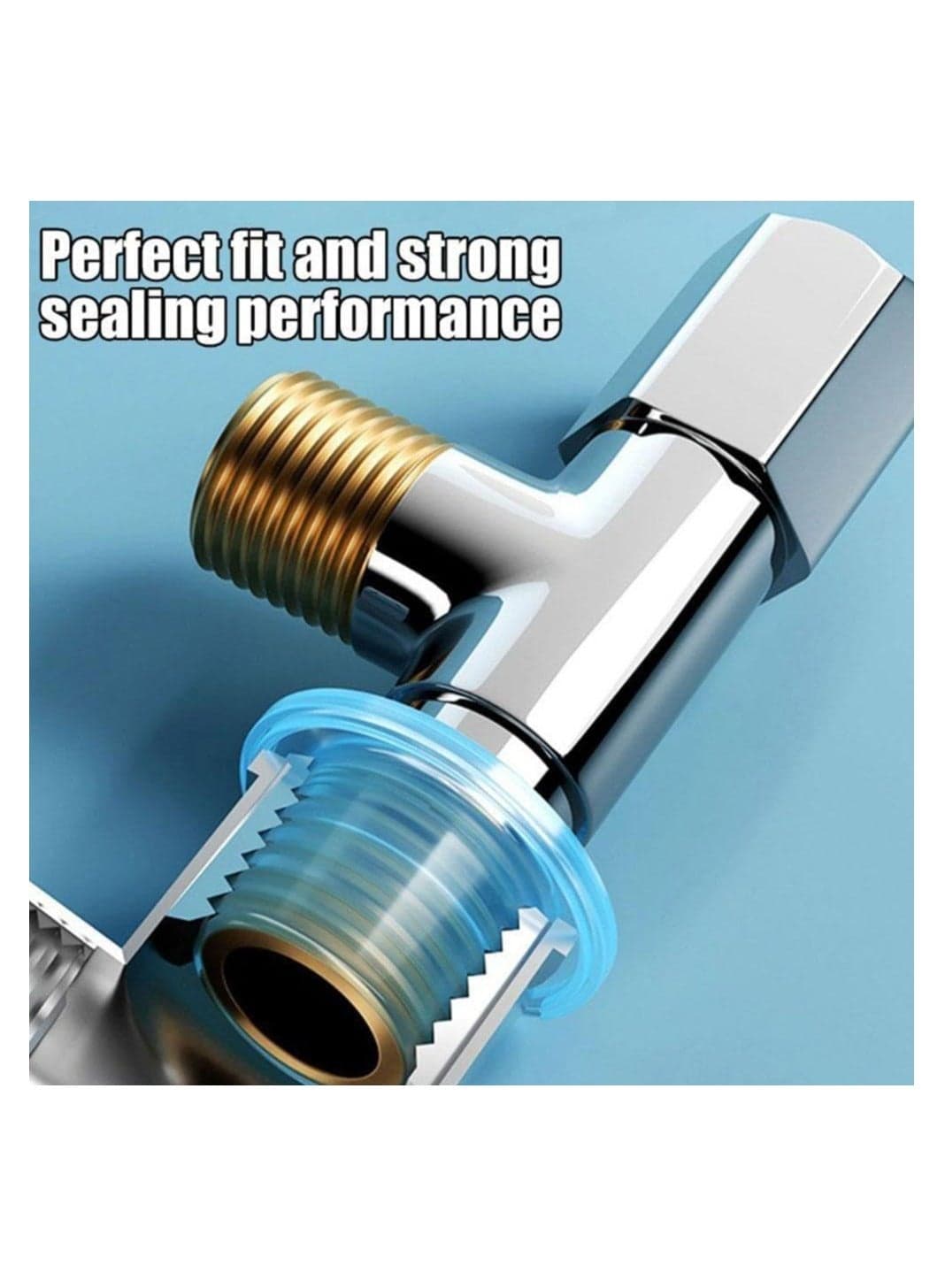 Flexible Silicone O-Rings Seals Leak Proof Teflon Replacement O-Rings for Faucets and Threaded Connectors, Heavy Duty Seals and Silicone Gaskets for Various Plumbing Fittings Faucet Parts (٢)