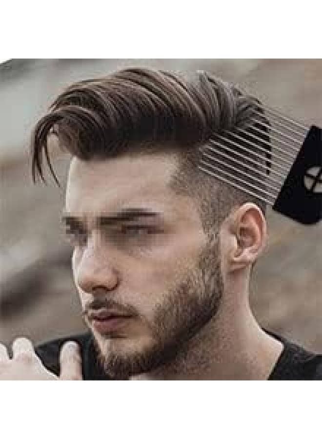 Metal Hair Comb for Styling and Detangling, Multi Color Single Piece, Practical Design with Durable Teeth Suitable for Daily Use and All Hair Types (٣)