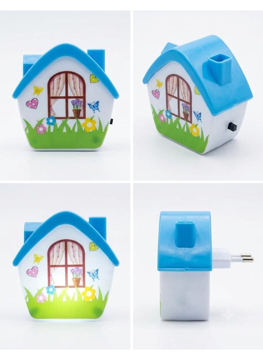 "Wanasa 'Happy Home' Illuminated Night Light - Perfect Decor for Bedrooms and Kids' Rooms, 1W White Light Bath