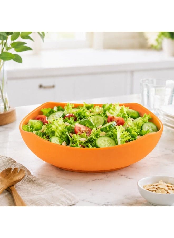 Large plastic fruit and salad serving bowl – durable and easy to clean – Code 1055 Dinnerware & Serveware Bowls (٤)