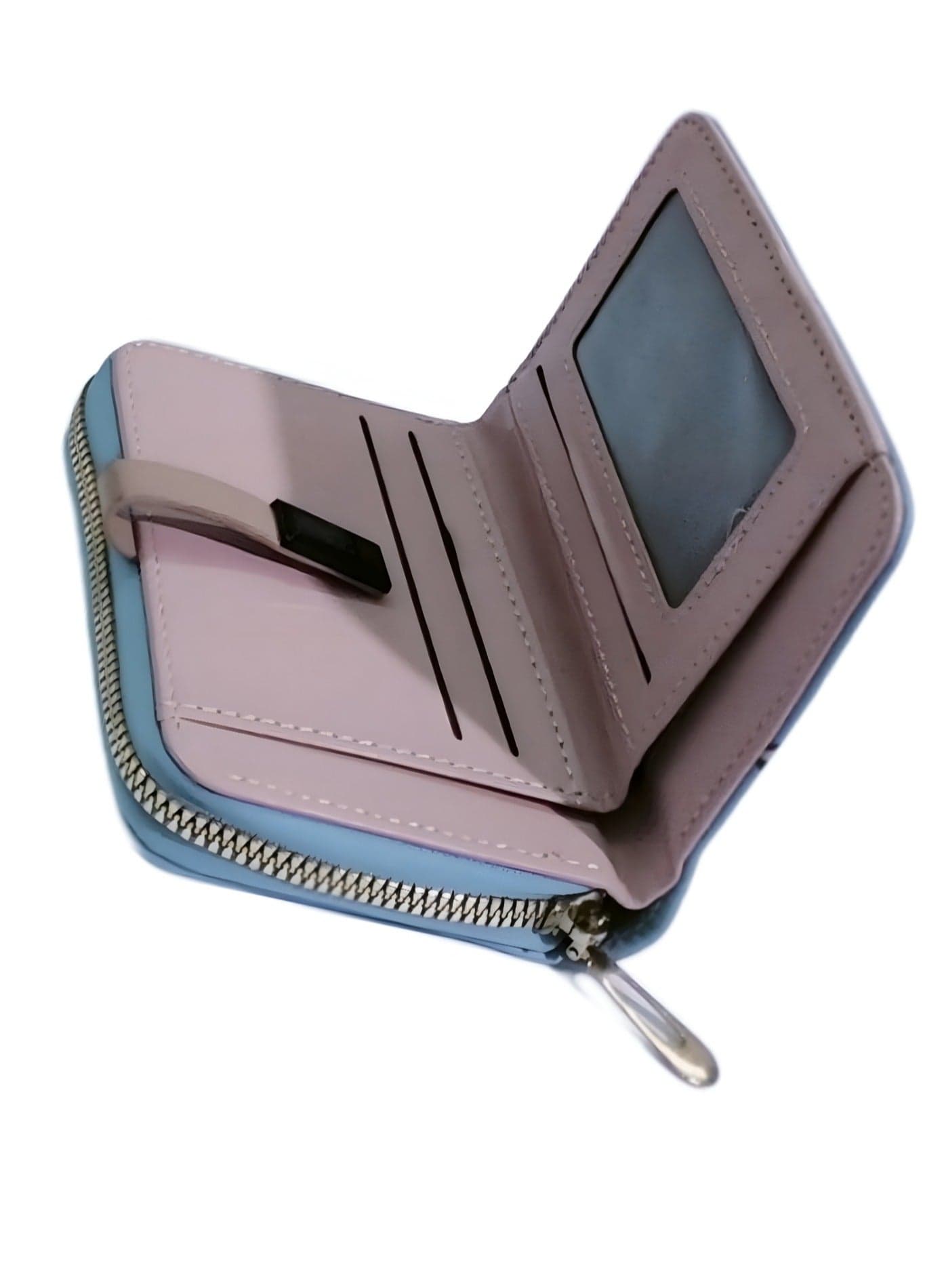 Women Portable Leather Elastic Wallet with Money and cards Pocket (3)