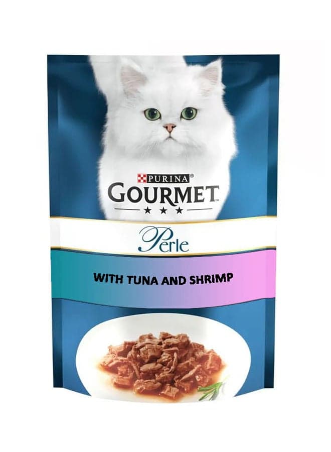 Perle with Tuna and Shrimp 85g wet cat food pouch Cat Wet & Canned Food