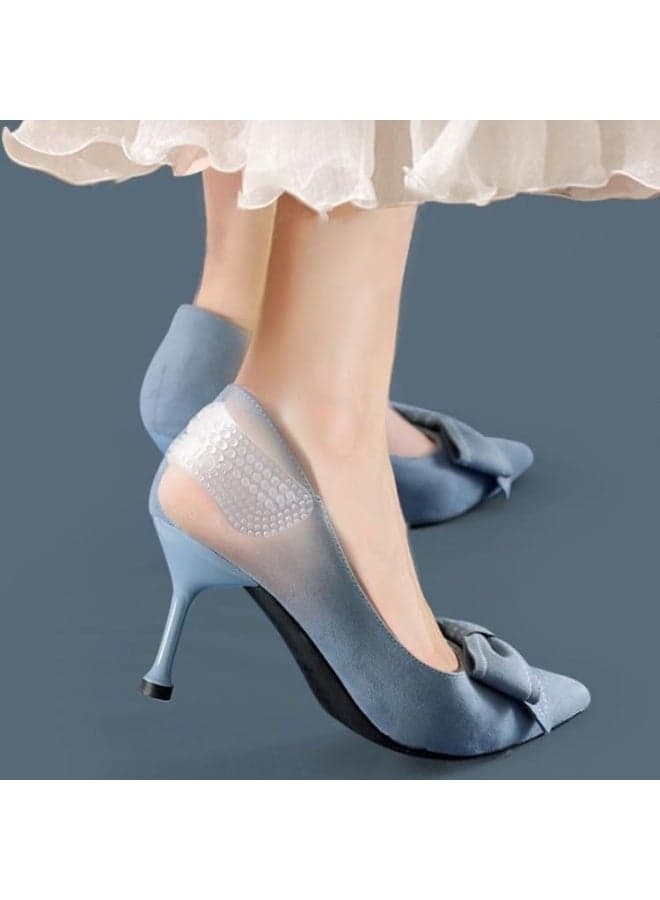 Comfort Silicone Heel Liners –2Pairs Fill Loose Shoes, Prevent Slipping and Protect Heels from Friction for Men and Women (3)