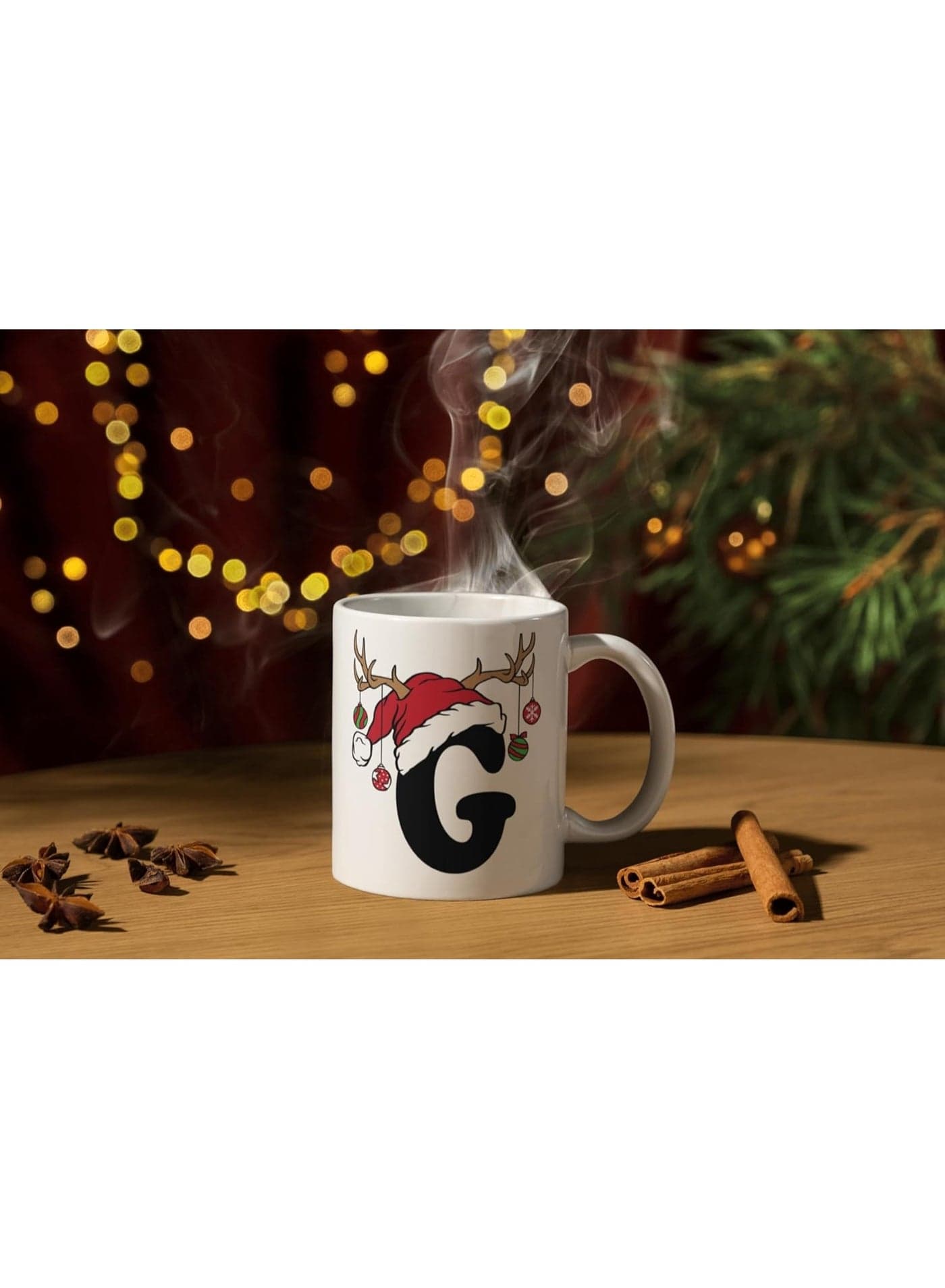 VoY Printed Christmas Ceramic Mug – Durable Coffee Cup, Perfect for Home, Office & Gifting – UC3780XB (2)