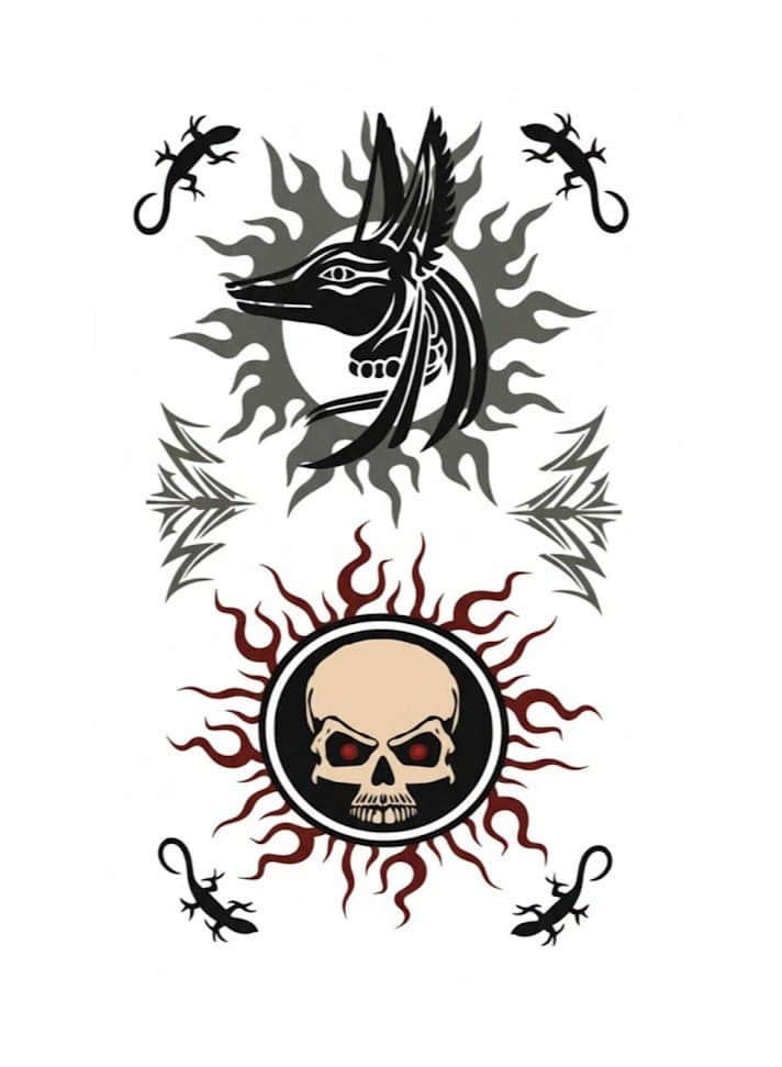 Temporary tattoo with bold and attractive designs Makeup Tools & Accessories