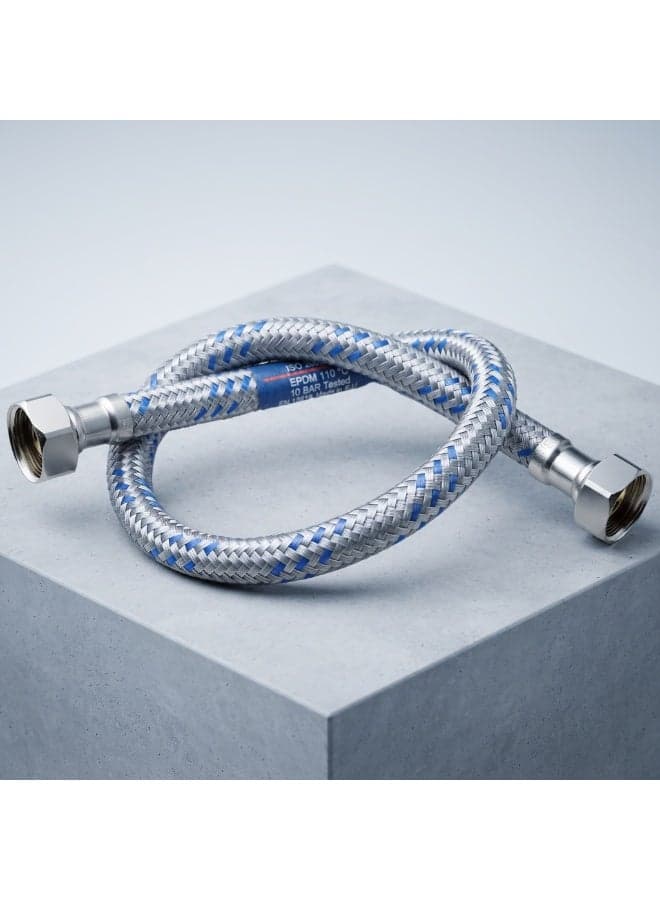 Flexible braided stainless steel plumbing water fitting - Made in Italy