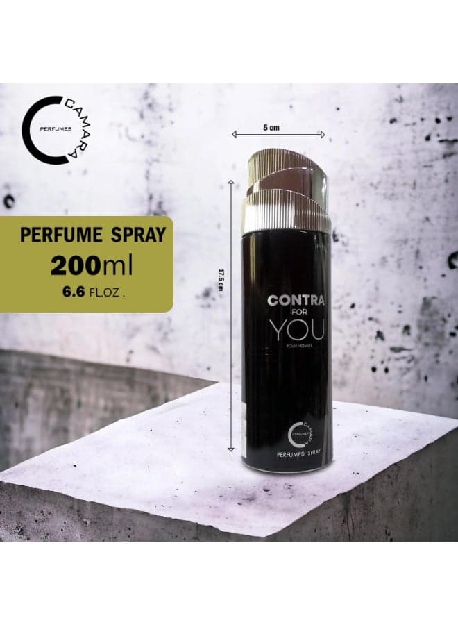 Contra For You Body Spray For Men 200ml (3)