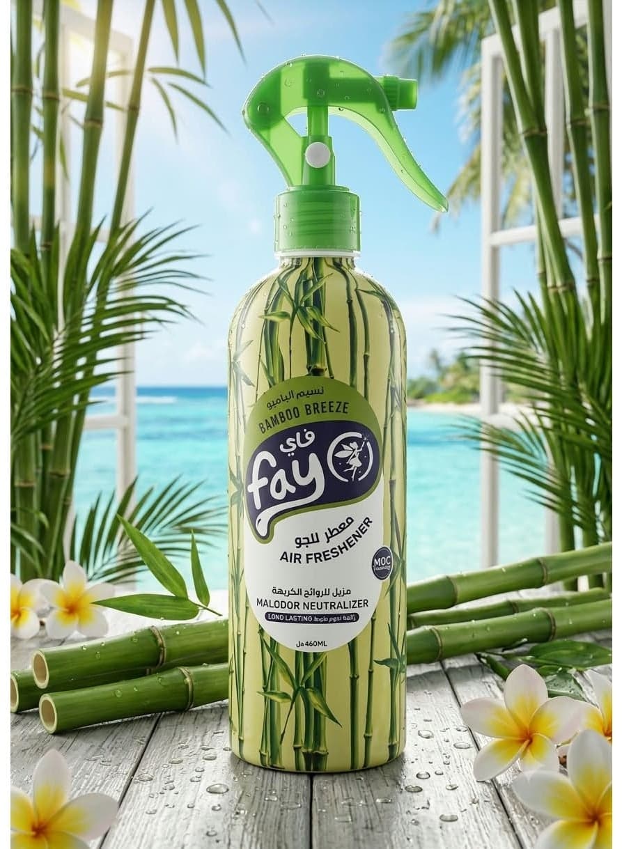 Fay Bamboo Breeze Air Freshener & Malodor Neutralizer Spray 460 ml Household Air Fresheners
