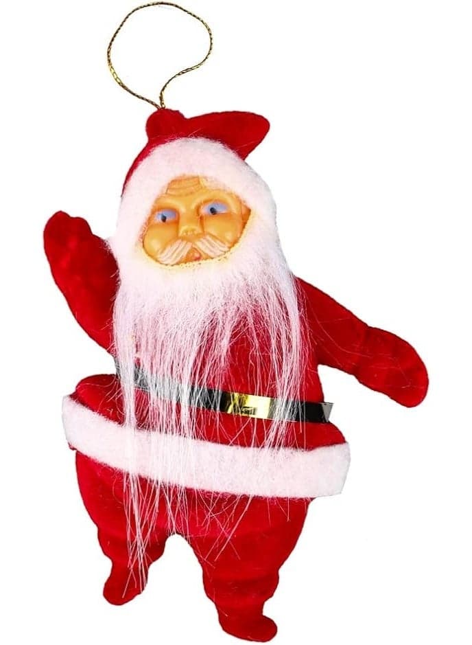 Large festive decoration featuring Santa Claus in red – one piece Home Decor Ornaments