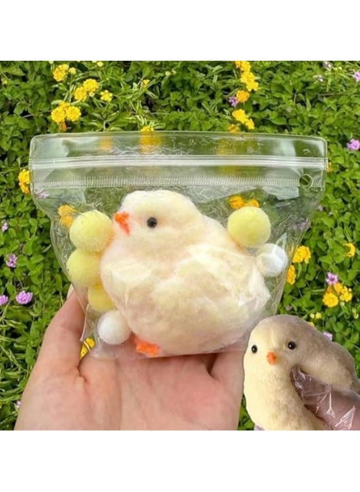 Chicken Squishies, Handmade Fuzzy Squishies Chick for Adults Relieve Stress