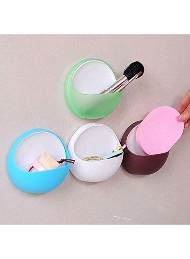 2 plastic holders and organizers for soap and toothbrushes Soap Dishes