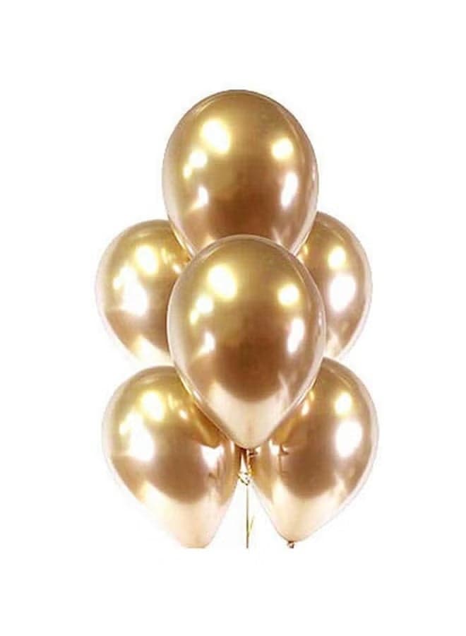 Chrome Metallic Gold Balloon For Happy Birthday Party Baby Shower Wedding Decoration (5)