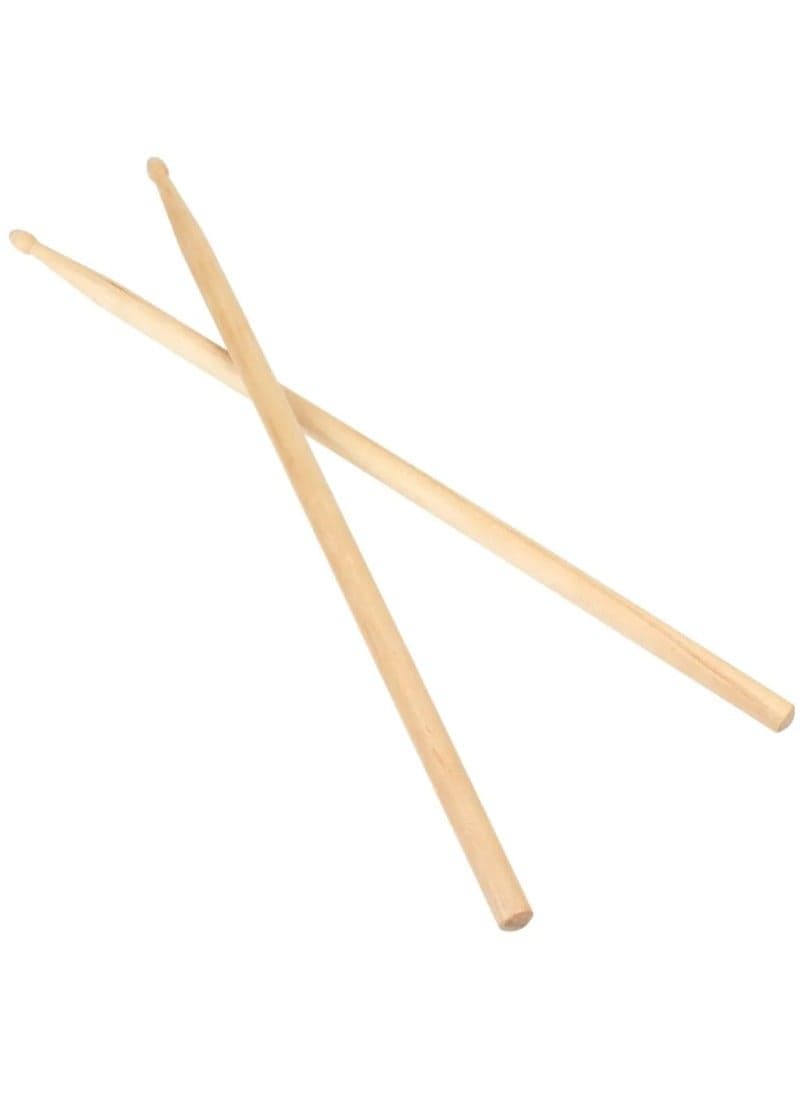 1 Pair 5A Practical Maple Wood Drum Sticks Drumsticks Music Bands Accessories (٣)