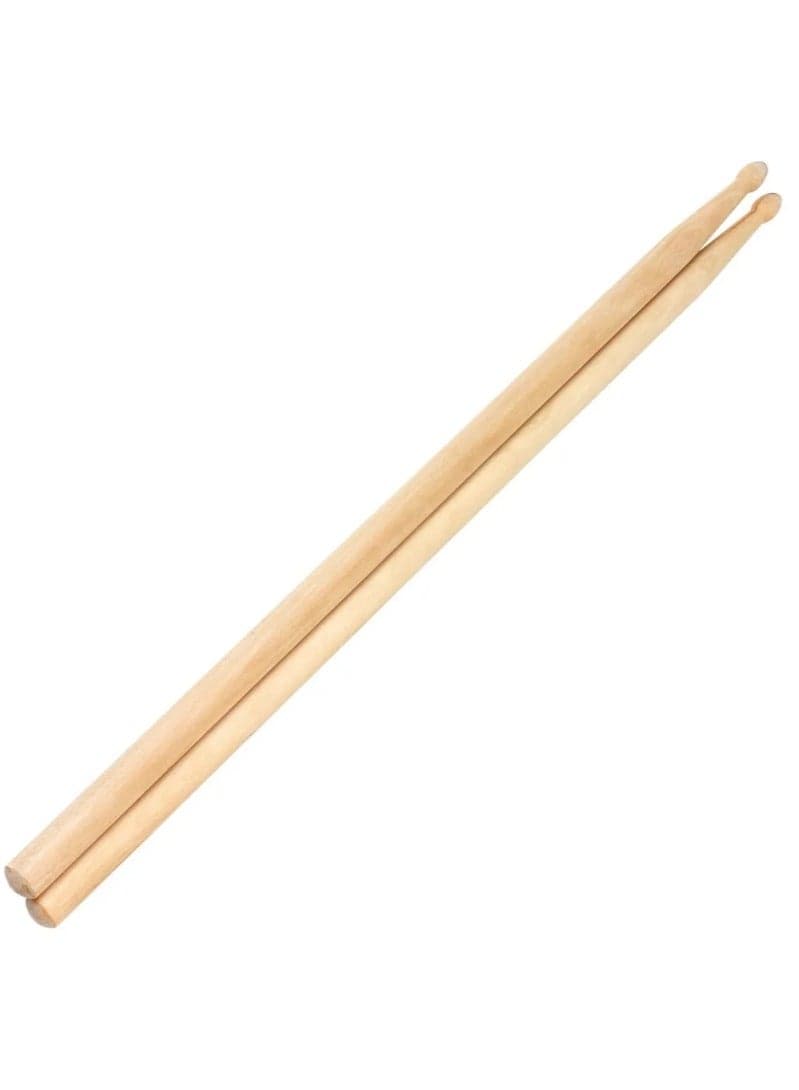 1 Pair 5A Practical Maple Wood Drum Sticks Drumsticks Music Bands Accessories (٤)