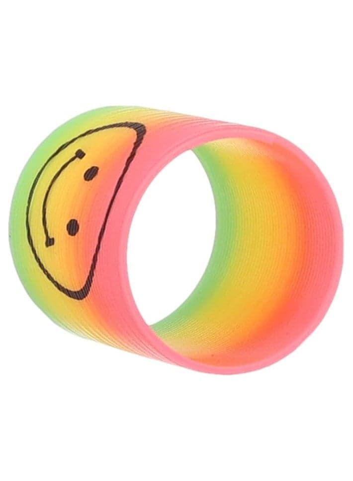 Playful Plastic Spiral Zipper Games Shaped Magical Rainbow Circle For Kids - Multicolor Viewfinders (٥)