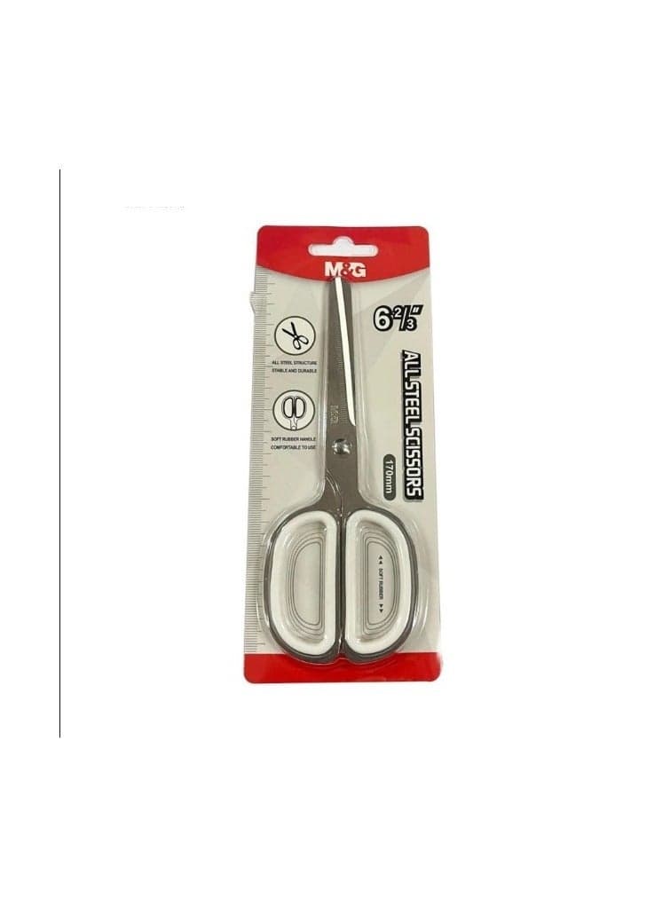 M&G Chenguang Metal Office Precision steel scissors - 170mm - No:ASS913N9 Arts & Craft Scissors