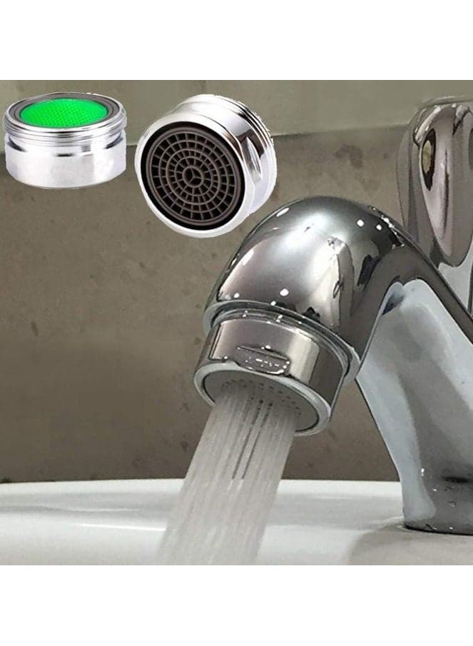 Oil Filter and Water Filter for Faucet, Half Inch, Threaded Brass Faucet Nozzle Filter, Faucet Nozzle with Anti-Drip Sides, for Kitchen, Bathroom, Shower, Hose, 3 Pack