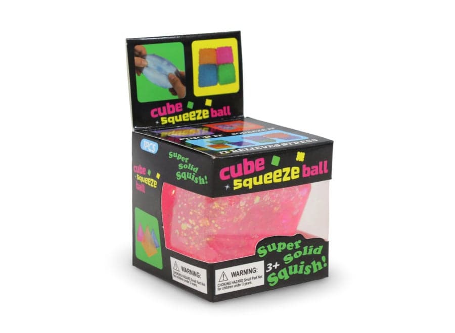 Sugar Cube Powder Glitter 5X5X5cm New Edition CDU12PCS Squishy Toys