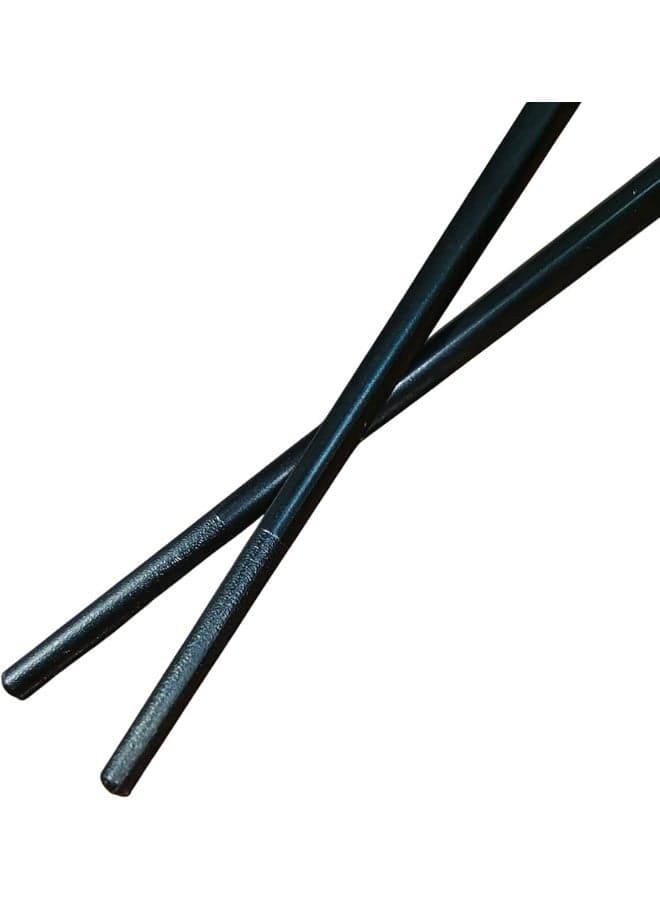 5-Pairs Wooden Chopsticks Set, Reusable Non-Slip Asian Eating Sticks with Elegant Design (6)