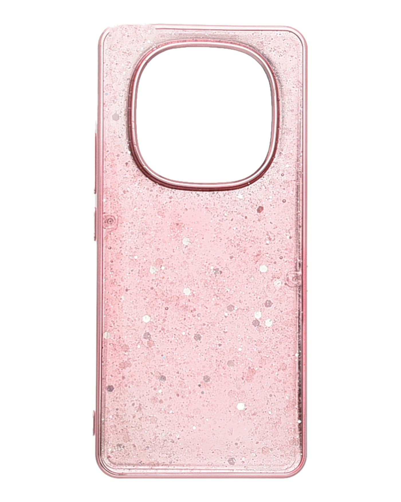 Glitter Plastic Phone Case for Xiaomi Redmi Note 14 Pro+ 5G - Pink