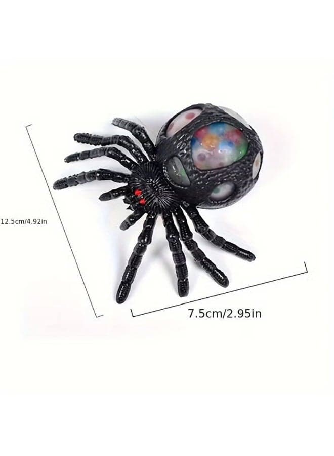 Squeeze Action Spider TPR Sensory Fidget Toy 1pc Novelty Collectible Fidget Spinners (3)