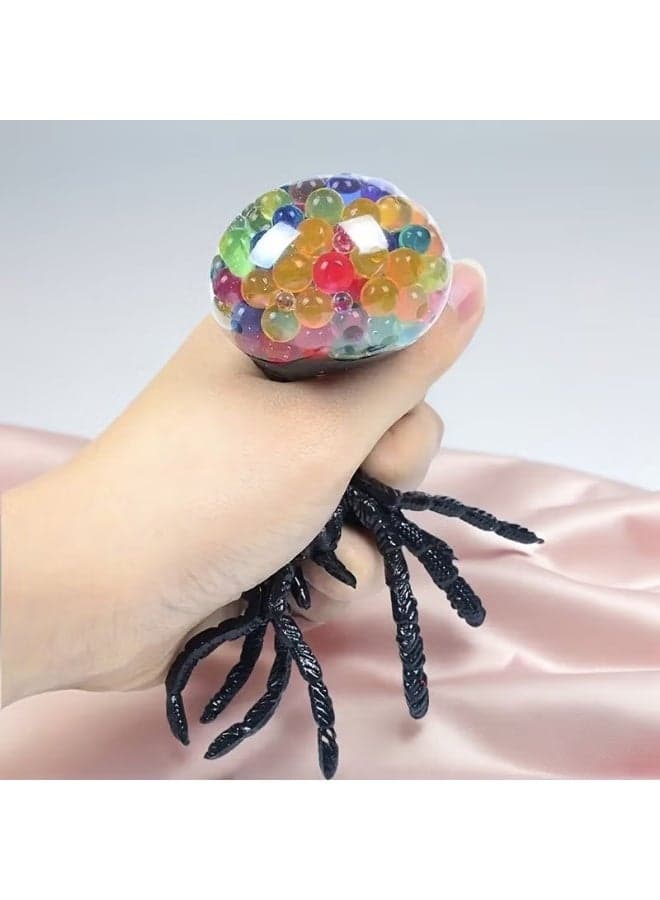 Squeeze Action Spider TPR Sensory Fidget Toy 1pc Novelty Collectible Fidget Spinners (6)