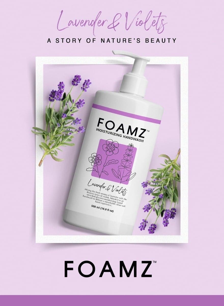 Liquid Hand Wash With Lavender and Violets Scents 500 ml (2)