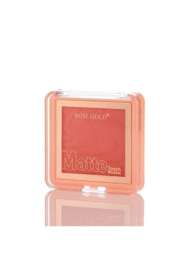 Rose Gold Matte Touch Blush – Ultra-Long Velvety Coverage and Rich Color Pigmentation - Perfect for a "no-makeup" look or evening makeup with a natural and radiant finish-12 (9)