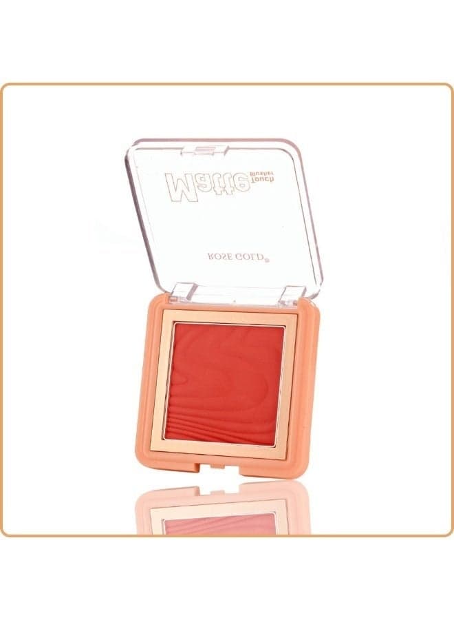 Rose Gold Matte Touch Blush – Ultra-Long Velvety Coverage and Rich Color Pigmentation - Perfect for a "no-makeup" look or evening makeup with a natural and radiant finish-12 (10)