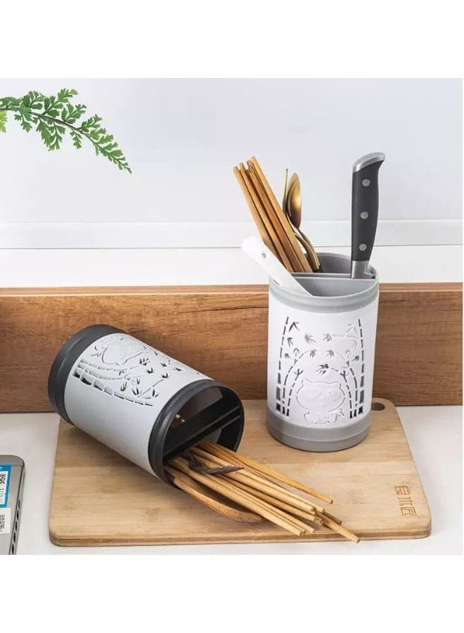 Spoons and knives Holder & Strainer plastic - 1Pcs Colanders & Food Strainers (٣)