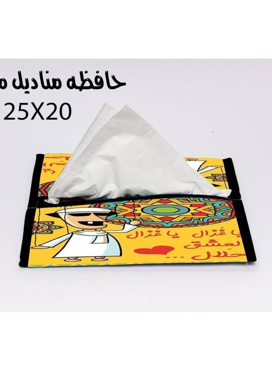 علبه مناديل اشكال رمضان الخامه جلد مقاس 20*25 غطاء علبة مناديل قماشي Tissue Holders (4)