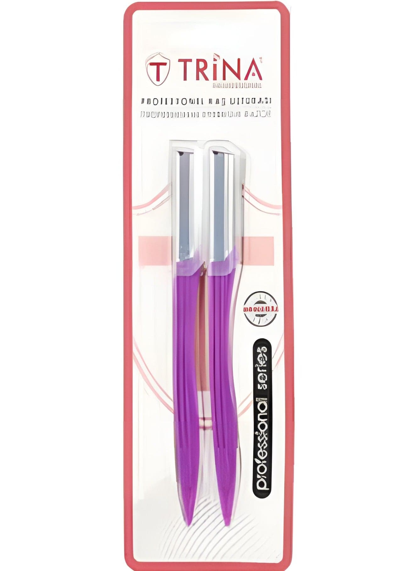 Trina Women's Facial Hair Removal Razors - Removes fine hairs and dead skin from your face - 2 Pieces Personal Care