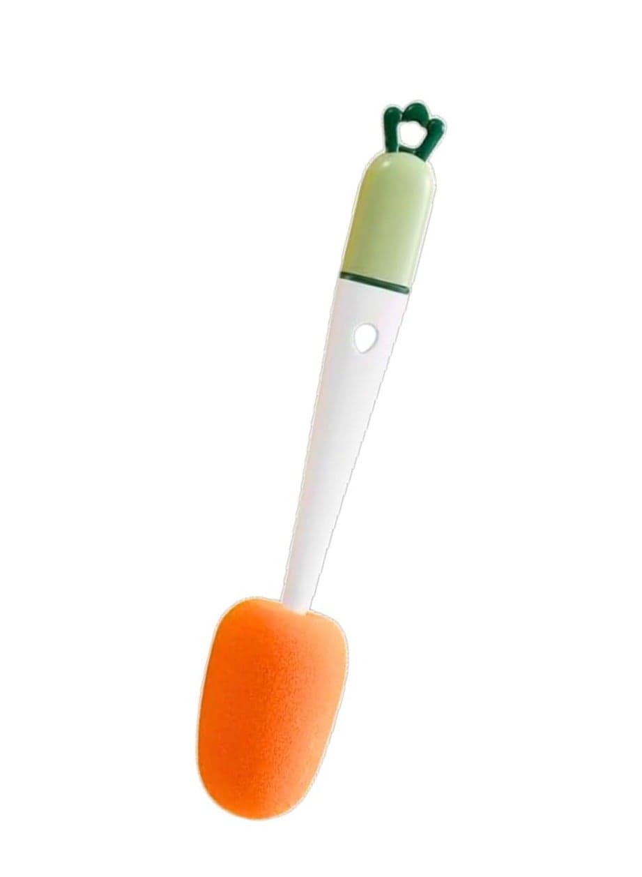 Multi-Purpose Bottle Cleaning Brush 3*1 Single Piece White and Green Seasoning Tools